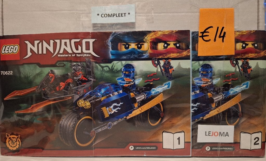 LEGO Ninjago 70622 Desert lightning (zonder doos), Gebruikt, Lego, Ophalen of Verzenden, Inclusief instructies