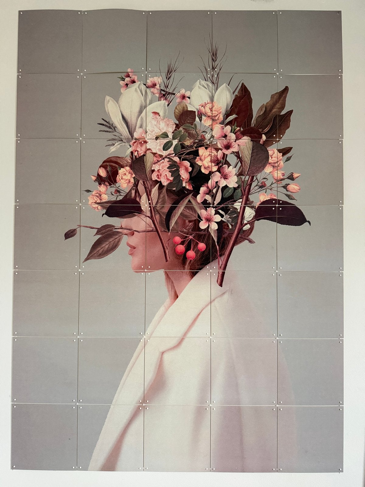Ixxi wanddecoratie 100x140 cm incl originele doos, Meerkleurig, Ophalen of Verzenden, Zo goed als nieuw, Wandbord of Wandpaneel
