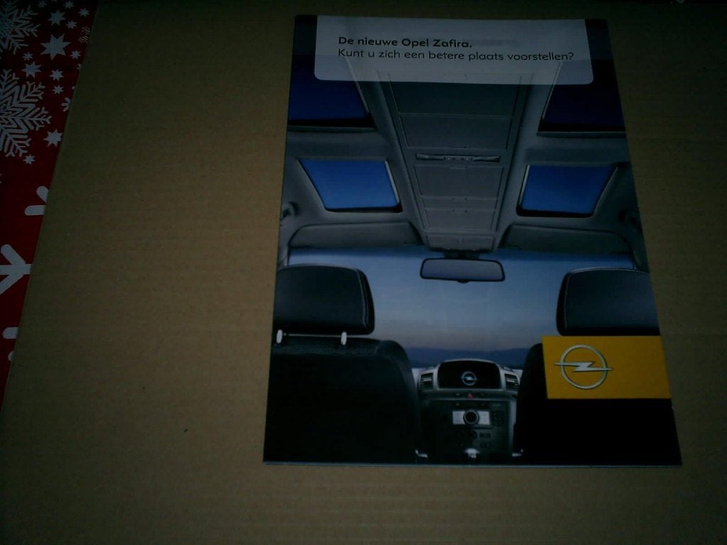 De Nieuwe Opel Zafira o.a. OPC 2005 12 pag., Verzenden, Zo goed als nieuw, Opel