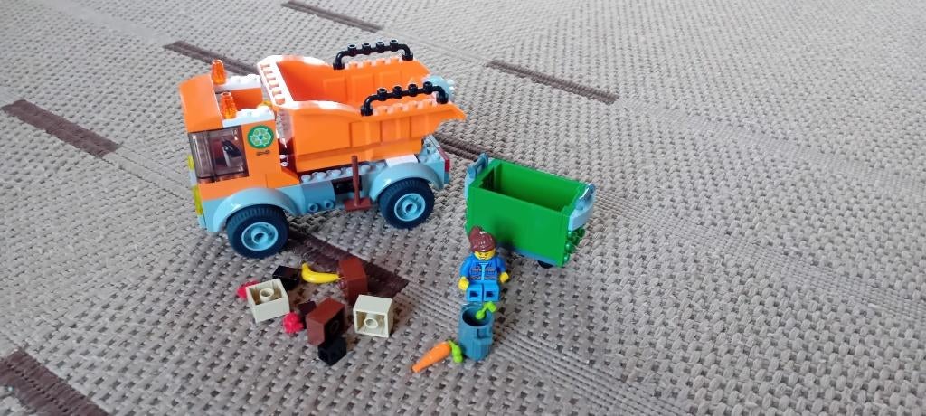 Lego Vuilniswagen 60220, Ophalen of Verzenden, Zo goed als nieuw, Complete set, Lego