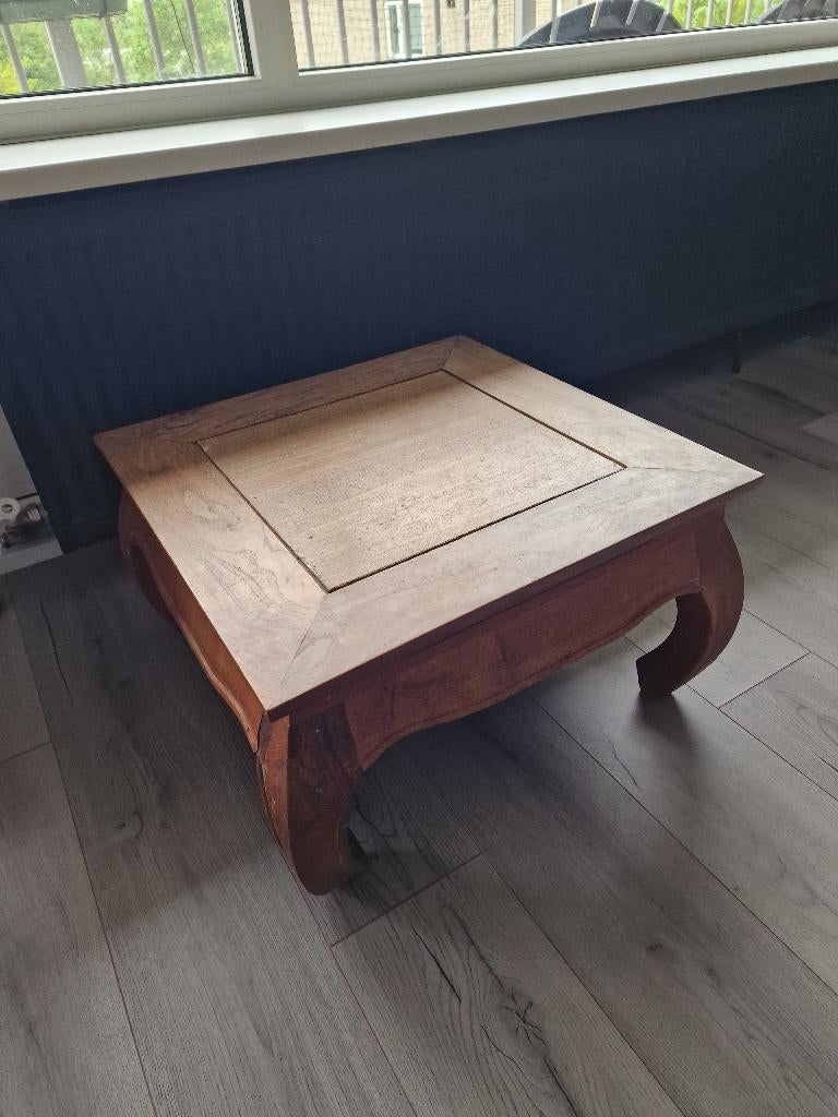 Salontafel, Huis en Inrichting, Ophalen, Gebruikt, 50 tot 100 cm, Vierkant