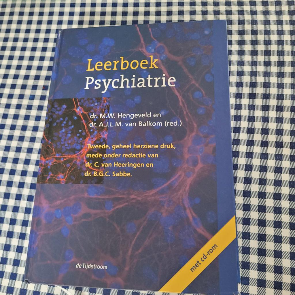 Leerboek Psychiatrie - Hengeveld & van Balkom (met cd-rom), Dr. M.W. Hengeveld en dr. A.J.L.M. van Balkom (red.), Ophalen of Verzenden