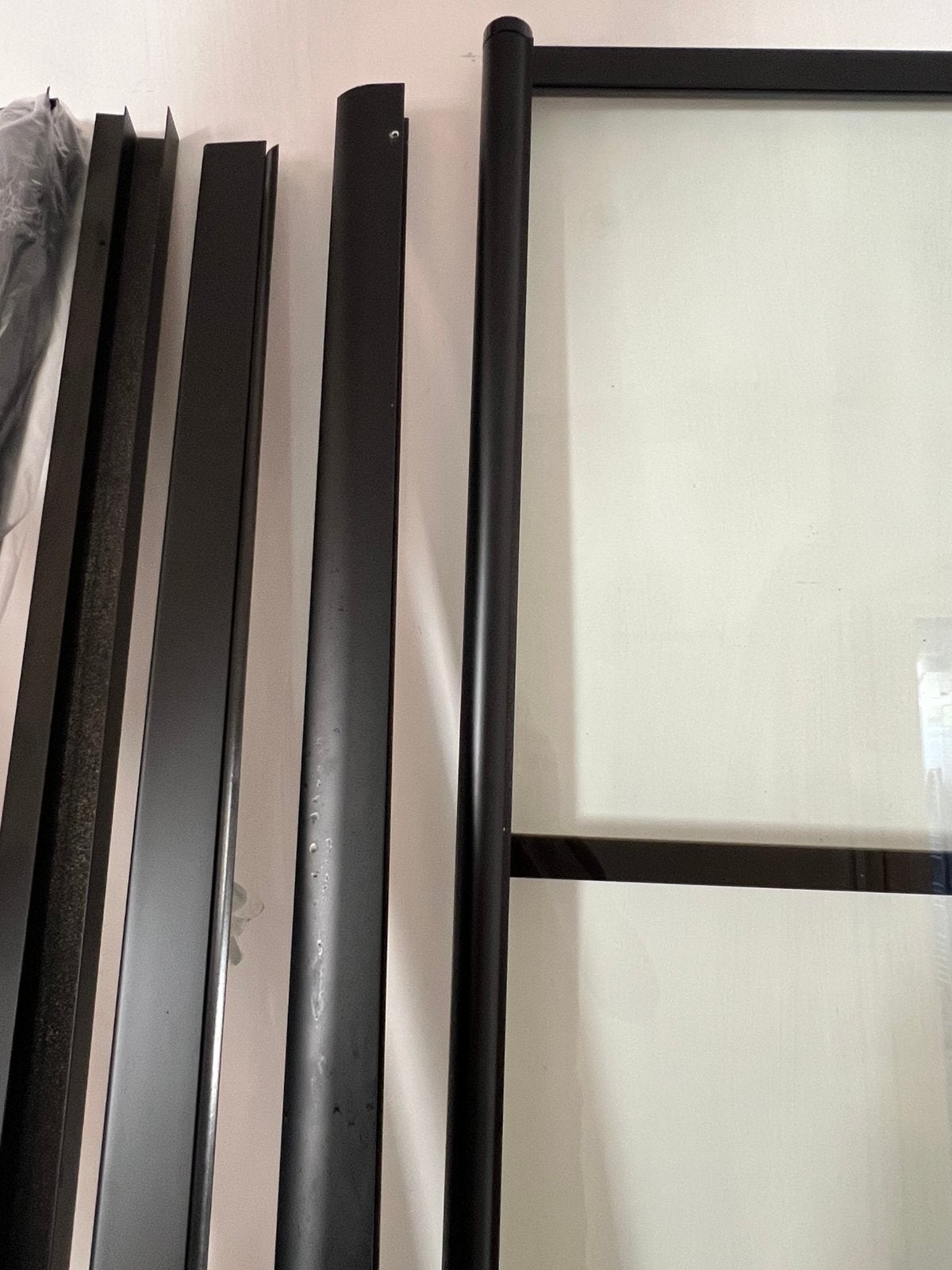 Saniclear Nero douchedeur 80x200 LET OP: voor 80cm doorgang!, Ophalen, Nieuw, Glas, Douche