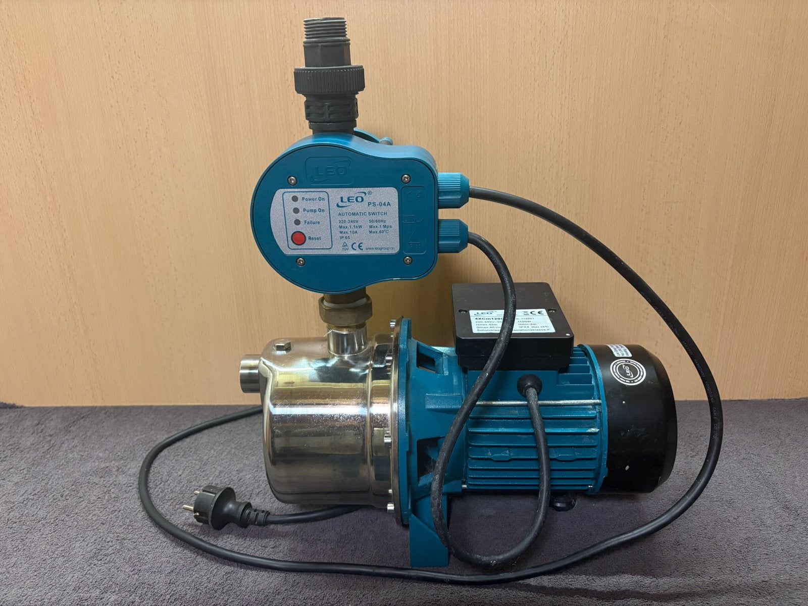 LEO defecte beregeningspomp 4XCm 120 CE, Ophalen, Zo goed als nieuw, Elektrisch, Hydrofoorpomp