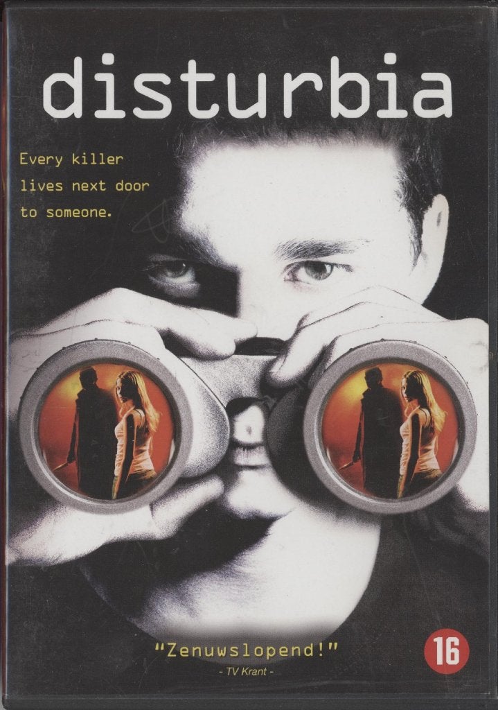 34) Disturbia: met Shia LaBeouf en David Morse, Vanaf 16 jaar, Ophalen of Verzenden, Gebruikt, Actiethriller