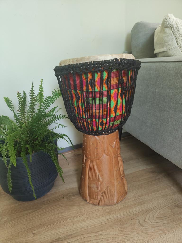 Mooie grote Djembe - Afrikaanse trommel, Muziek en Instrumenten, Percussie, Ophalen, Gebruikt, Trommel