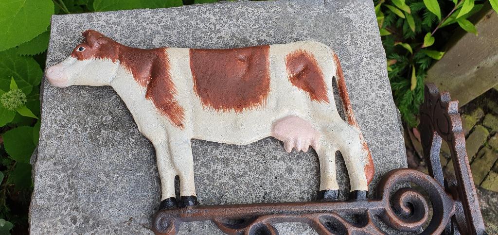 KOE / ROOD BONT / DEURBEL, Huis en tuin decoratie Marie, Nieuw, Info@huisentuindecoratiemarie.nl, Peize