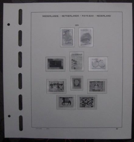 Schaubek pre-printed pagina's met kristal Nederland, Verzenden, Verzamelalbum