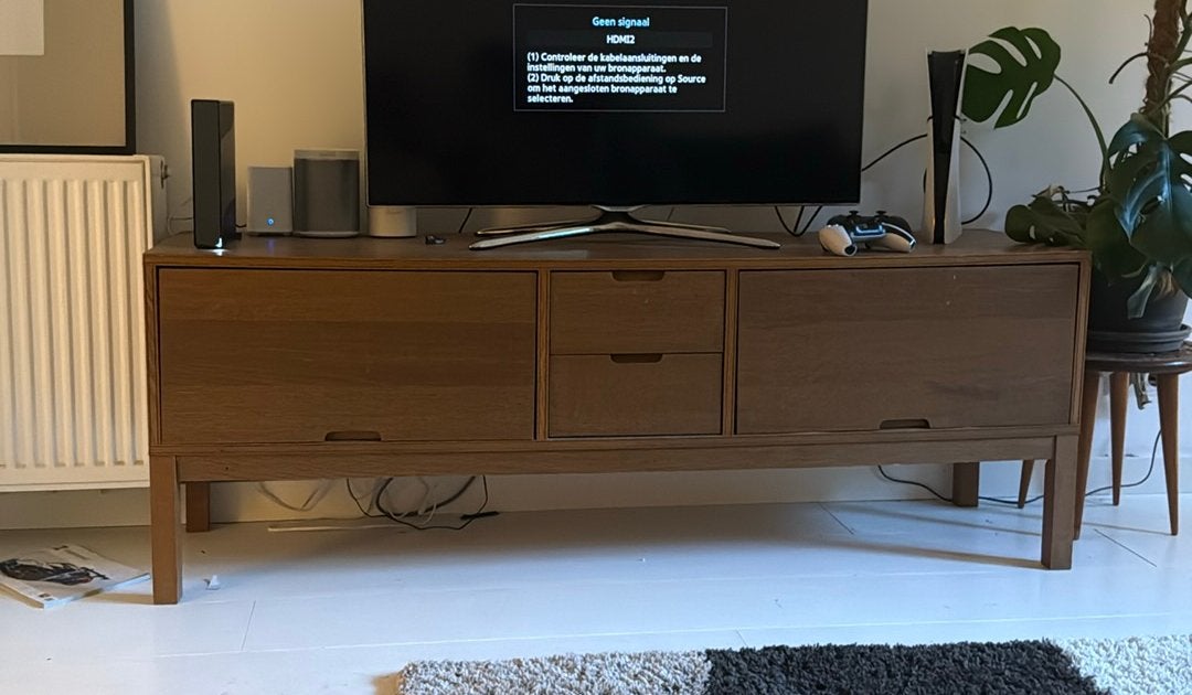 Stockholm tv meubel ikea, Ophalen, Gebruikt, 25 tot 50 cm, Minder dan 100 cm