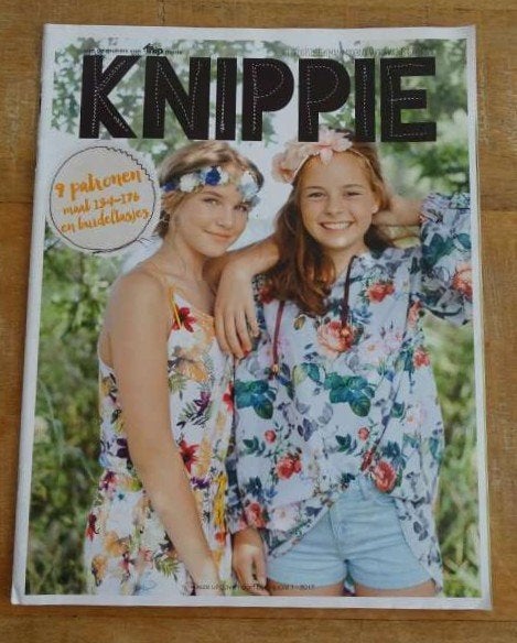 Knippie bijlage nr. 1/2017, 9 patronen in maat 134/176, Hobby en Vrije tijd, Kledingpatronen, Verzenden, Zo goed als nieuw, Kind