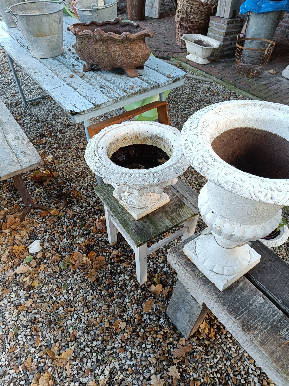 Decoratieve Tuinpotten - Set van 2, Ophalen