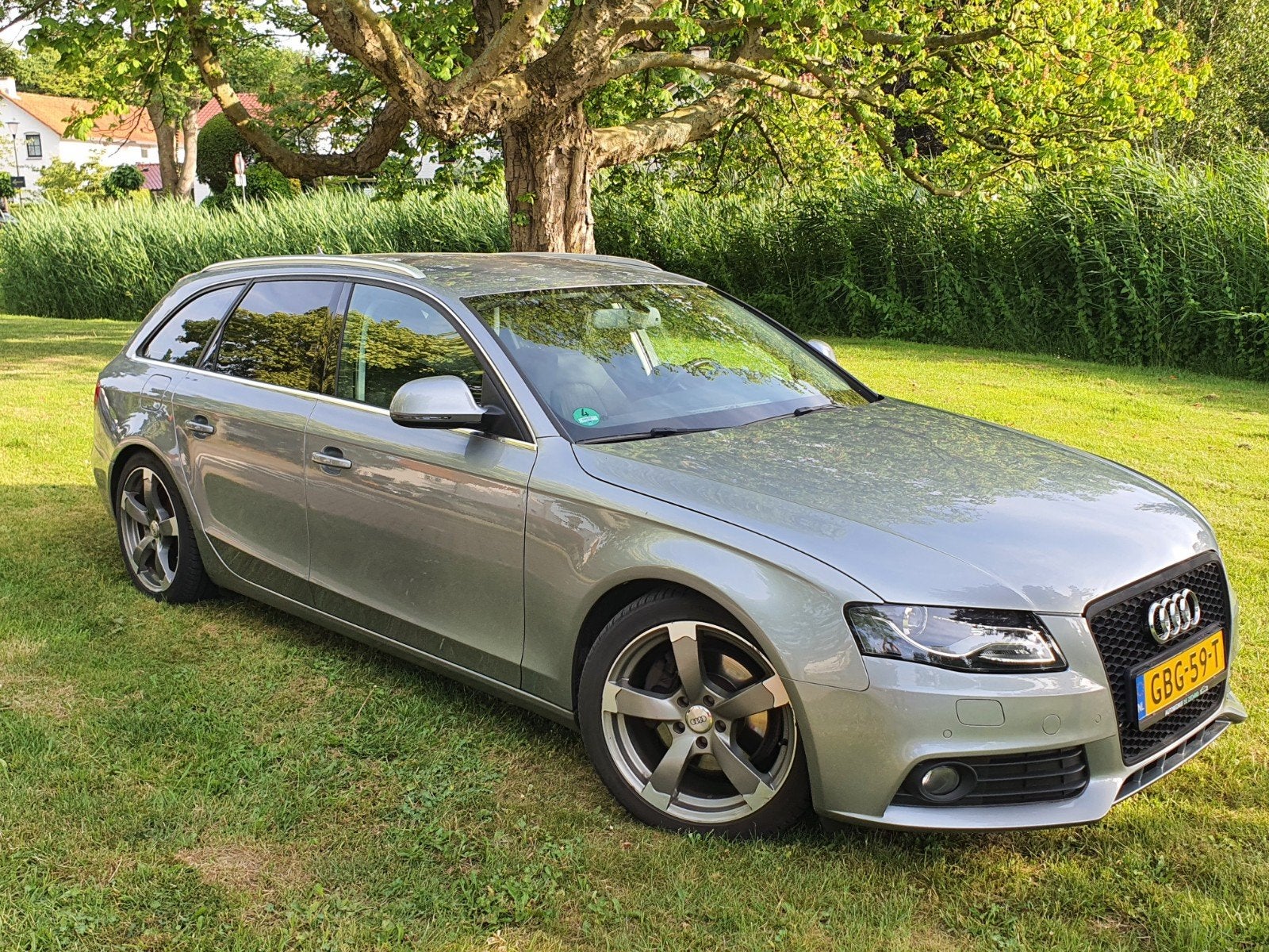 Audi A4 1.8 Tfsi, S-Line, Avant, Multitronic, 2008, Grijs, Auto's, Audi, Stof, Zwart, 4 cilinders, 160 pk