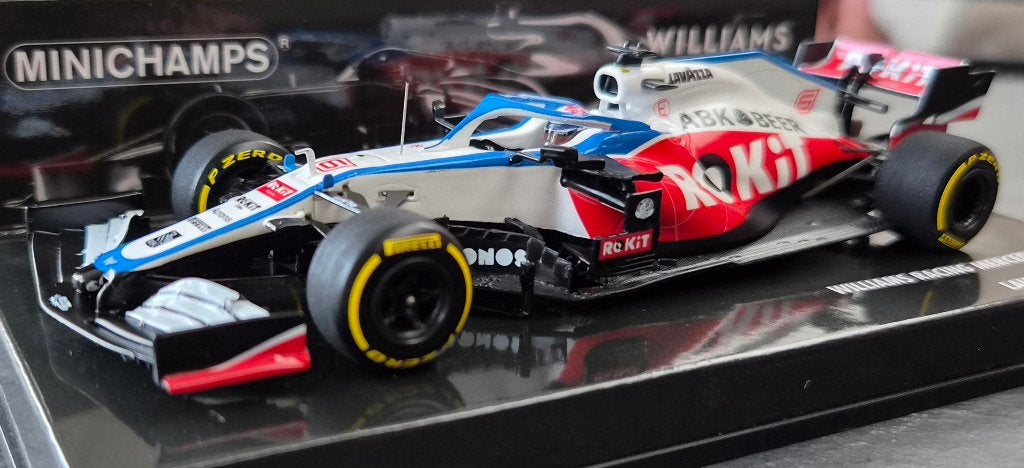 Minichamps Williams FW43 #6 Nicholas Latifi 1:43 Launch 2020, Ophalen of Verzenden, Nieuw, Auto, MiniChamps