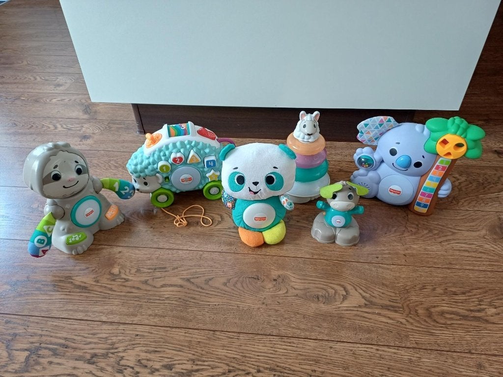 Fisher-Price Linkimals. Set van 6. Draadloos te koppelen, Ophalen of Verzenden, Zo goed als nieuw, Taal en Lezen, Met licht