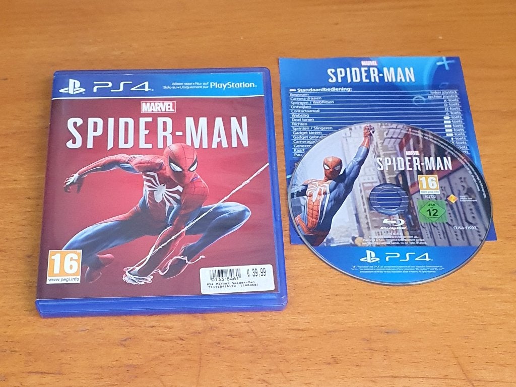 PS4 | Marvel Spider-Man | Spiderman, Avontuur en Actie, Gebruikt, 1 speler, Ophalen of Verzenden