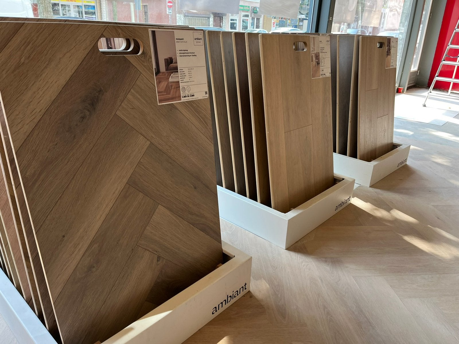 PVC Klik Visgraat Laminaat, Kunststof, 50 tot 150 cm, Nieuw, Ophalen of Verzenden