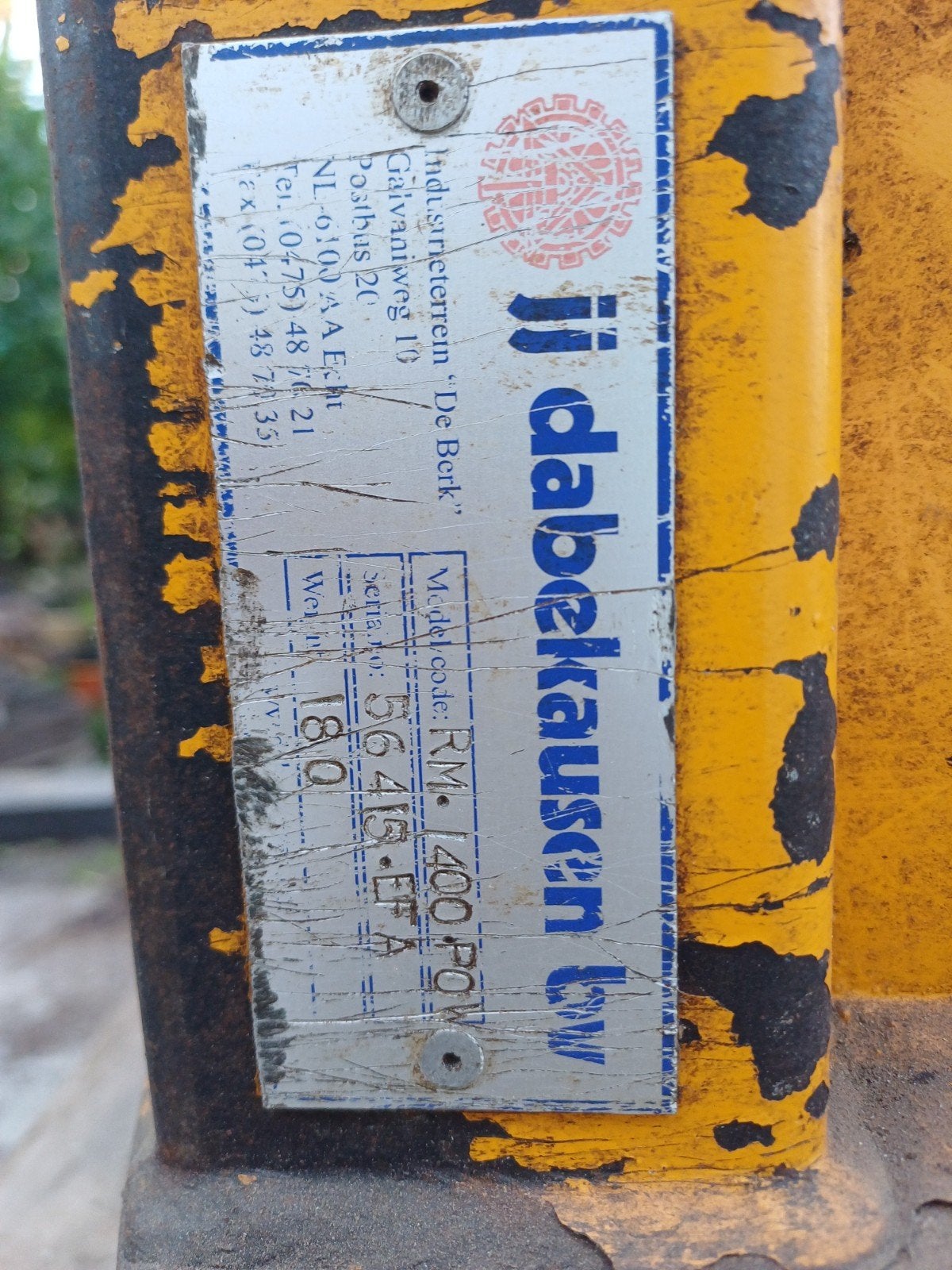 Dabekausen snoeidek RM 1400 PRO heggen knipper heggenschaar, Ophalen, Gebruikt