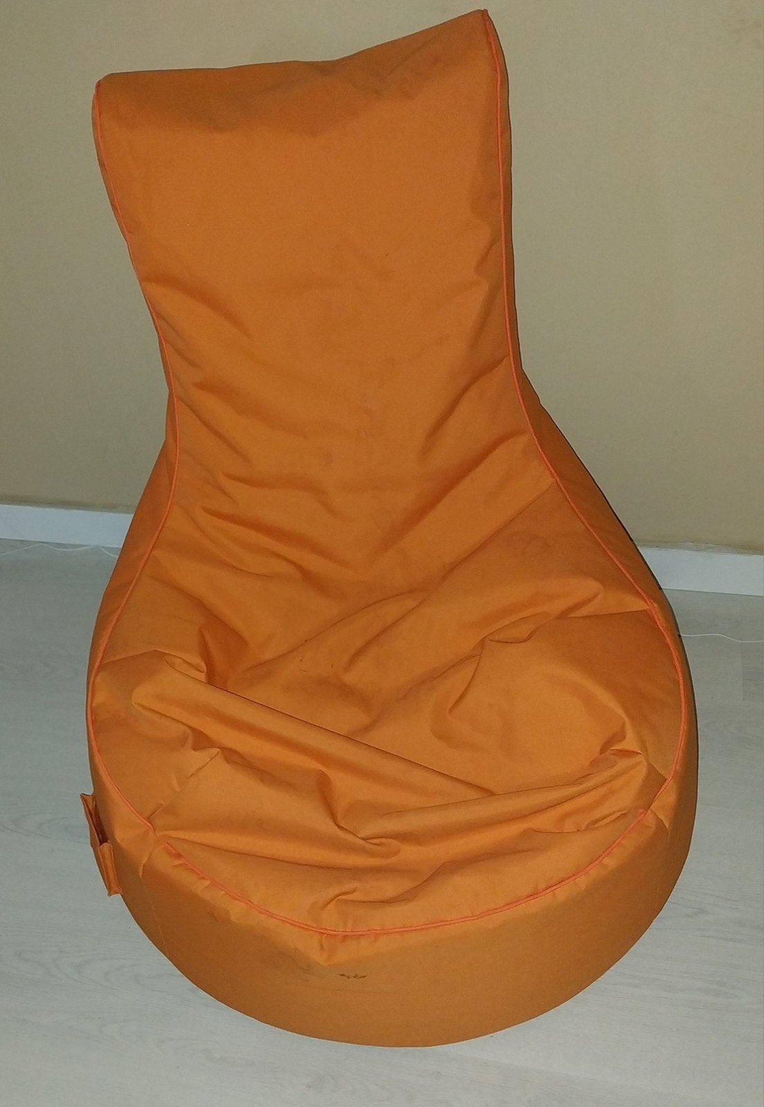 Comfortabele oranje zitzakstoel, Ophalen, Gebruikt, Oranje, Zitzakstoel