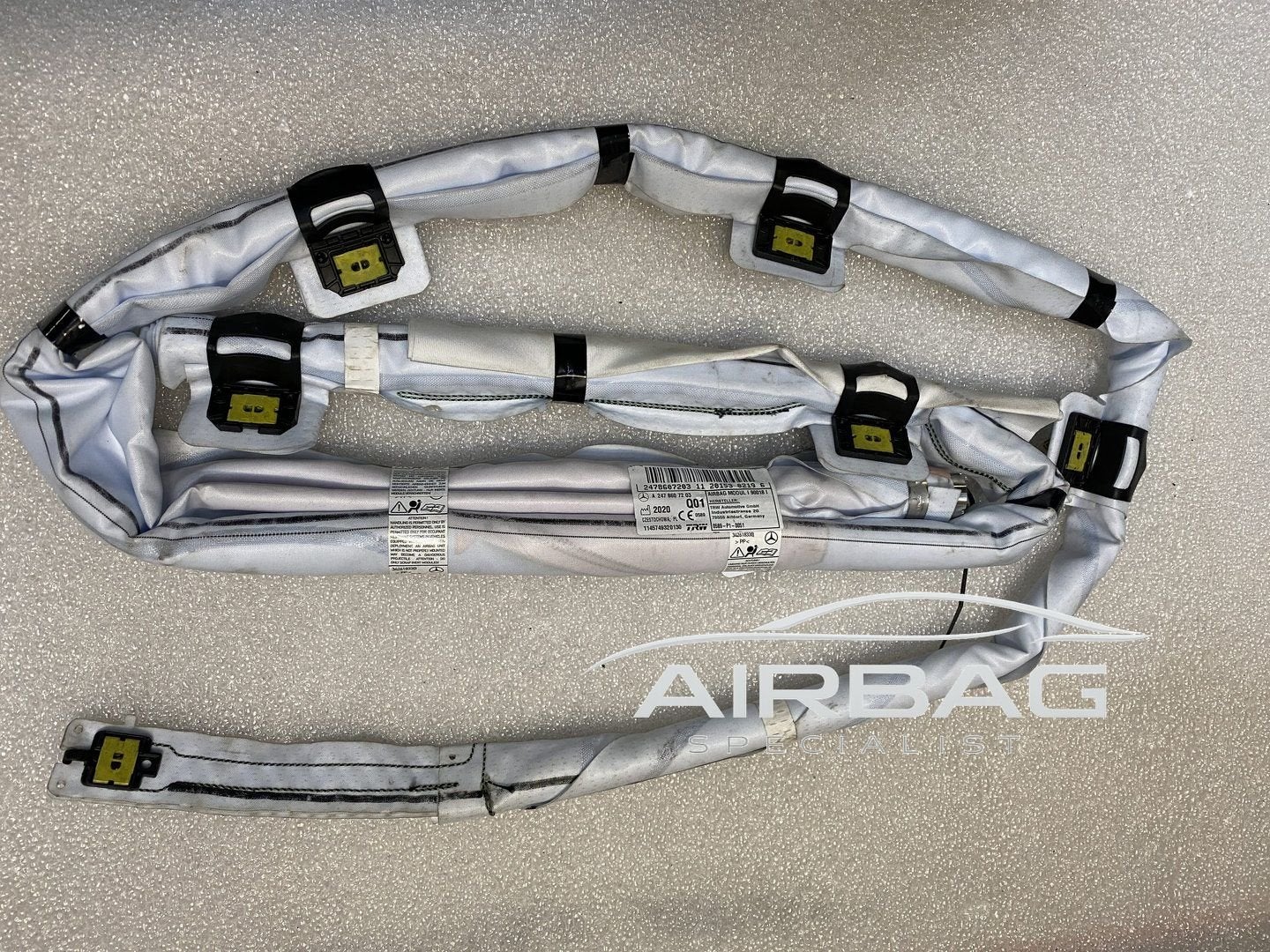 Dak airbag rechts Mercedes GLA W247 model 2019+ A2478607203, Gebruikt, -, Ophalen of Verzenden, -