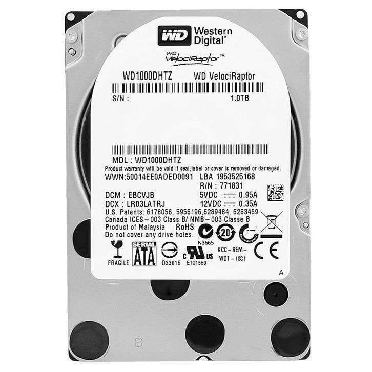 WD Velociraptor WD1000DHTZ, 1TB, Computers en Software, Harde schijven, Intern, Gebruikt, HDD, 1TB