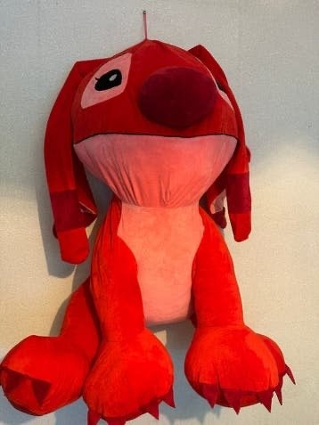 Grote rode Stitch knuffel - Disney Lilo & Stitch, Disney, Overige typen, Ophalen of Verzenden, Zo goed als nieuw