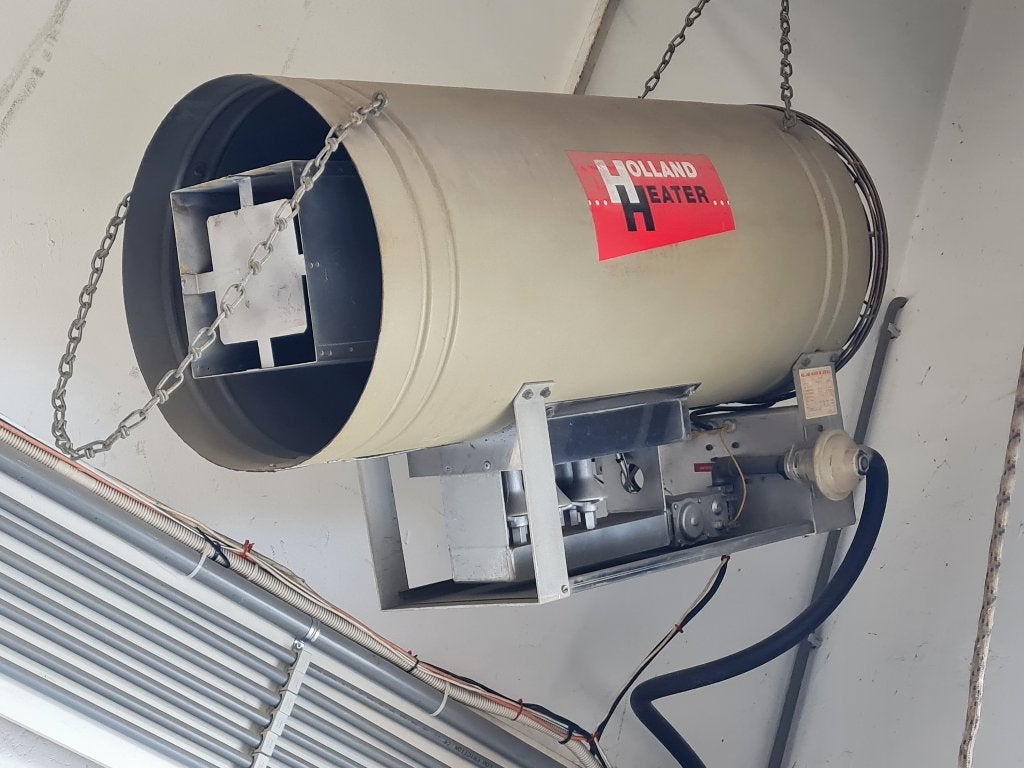 Holland (aardgas)  heater werkplaats gas kachel, Ophalen, Zo goed als nieuw