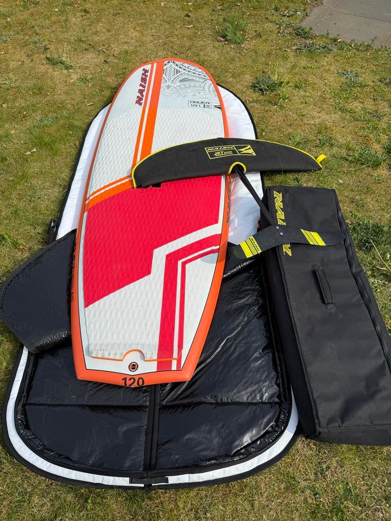 Naish Hover Wingfoil Board 120L met Foil 2000 cm2, Watersport en Boten, Wingsurfen, Ophalen, Gebruikt