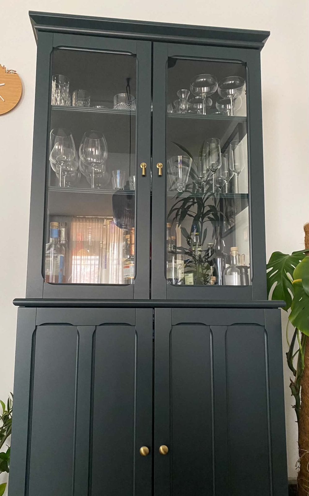 IKEA LOMMARP vitrinekast/cabinet with glass doors, Huis en Inrichting, Ophalen, 50 tot 100 cm, Zo goed als nieuw, Classic