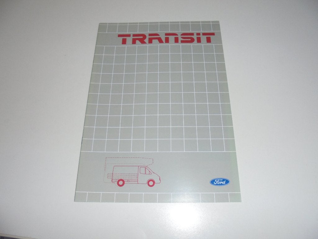 brochure Ford Transit vervoersoplossingen  1986, Ophalen of Verzenden, Nieuw, Ford