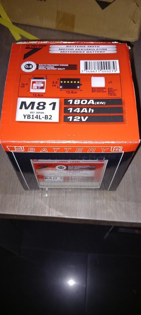 Nieuwe Accu Motor M81 YB14L-B2 12V 14Ah, Ophalen of Verzenden, Nieuw