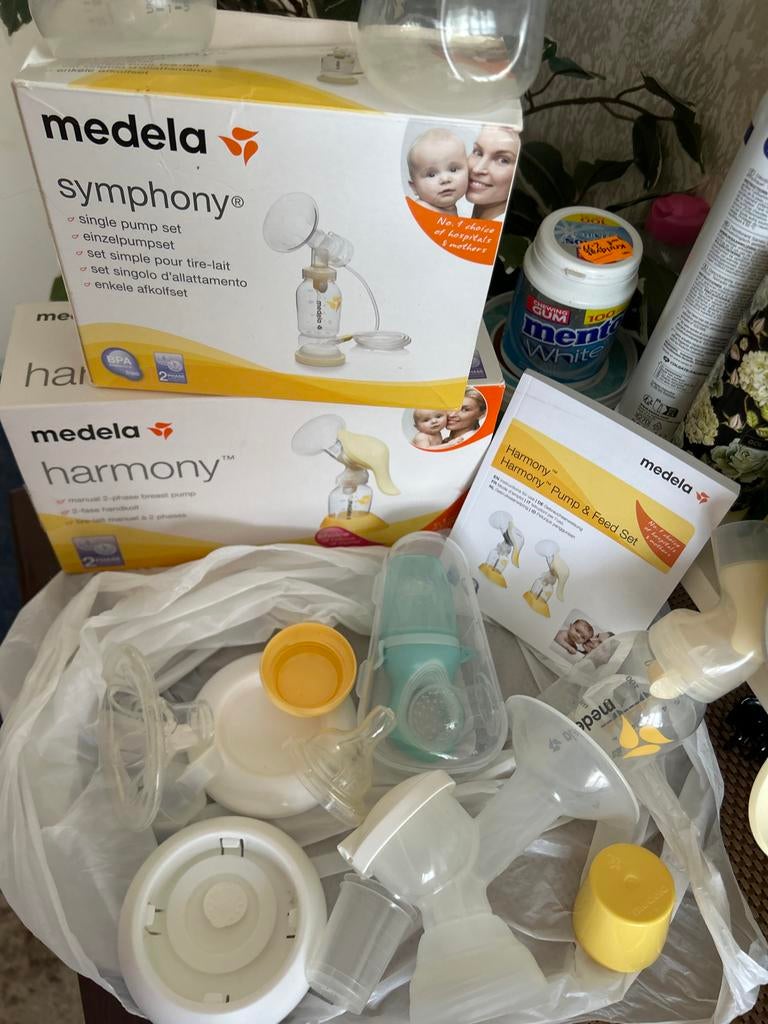 Medela Borstkolf Set: Symphony & Harmony, Ophalen, Gebruikt, Borstkolf
