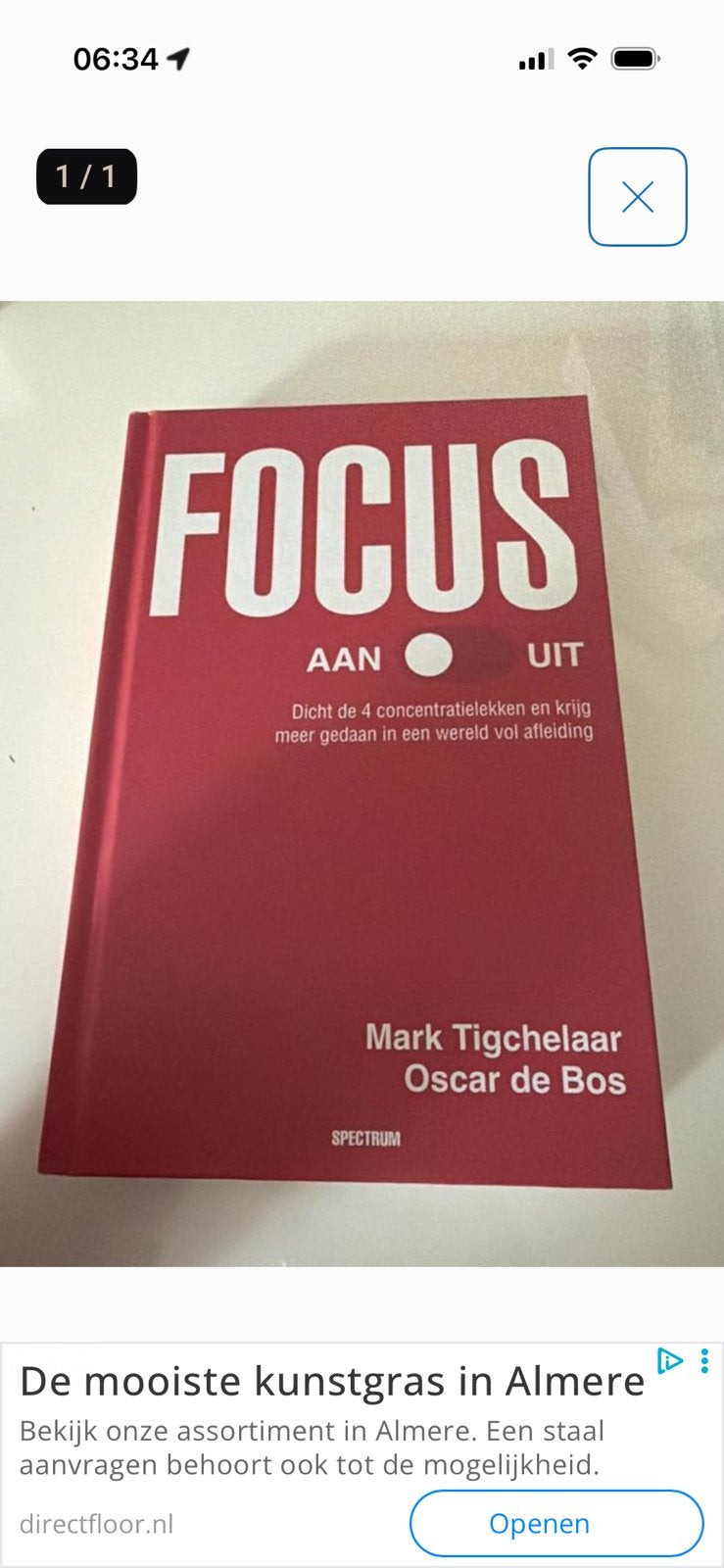 Focus Aan/Uit - Mark Tigchelaar & Oscar de Bos, Boeken, Ophalen of Verzenden, Zo goed als nieuw
