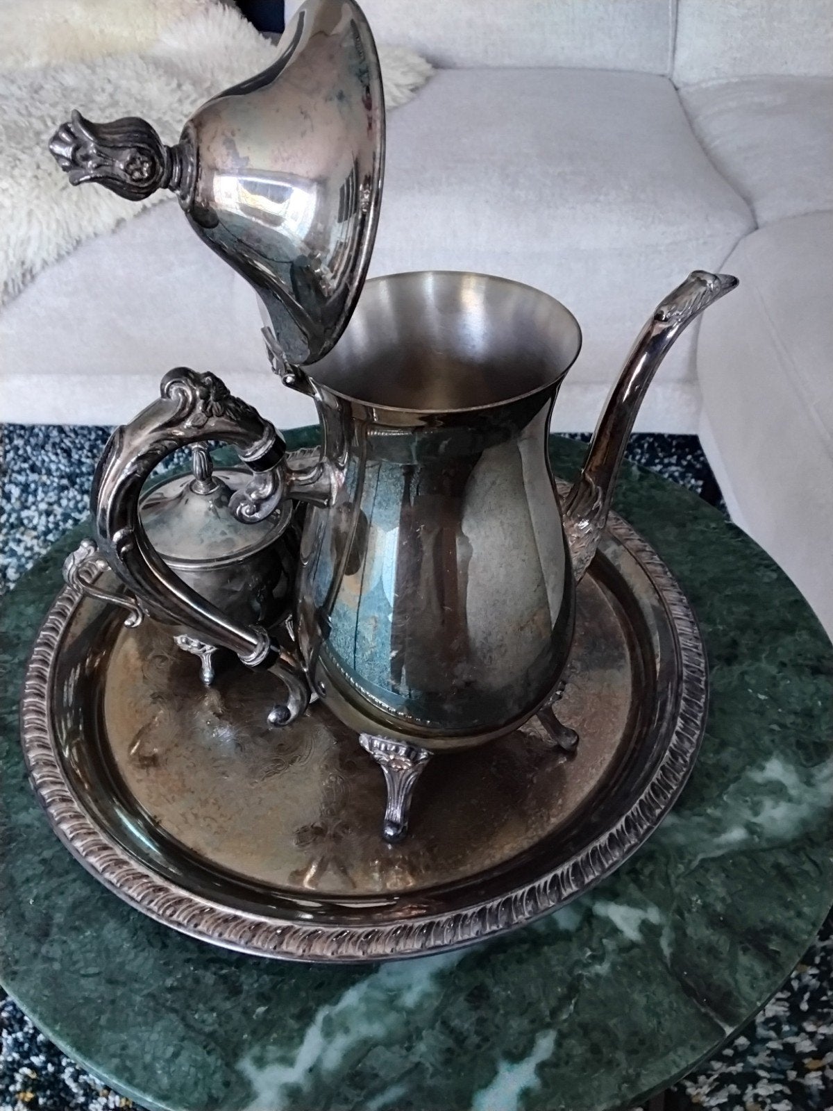 leonardo verzilverd servies, Antiek en Kunst, Ophalen of Verzenden