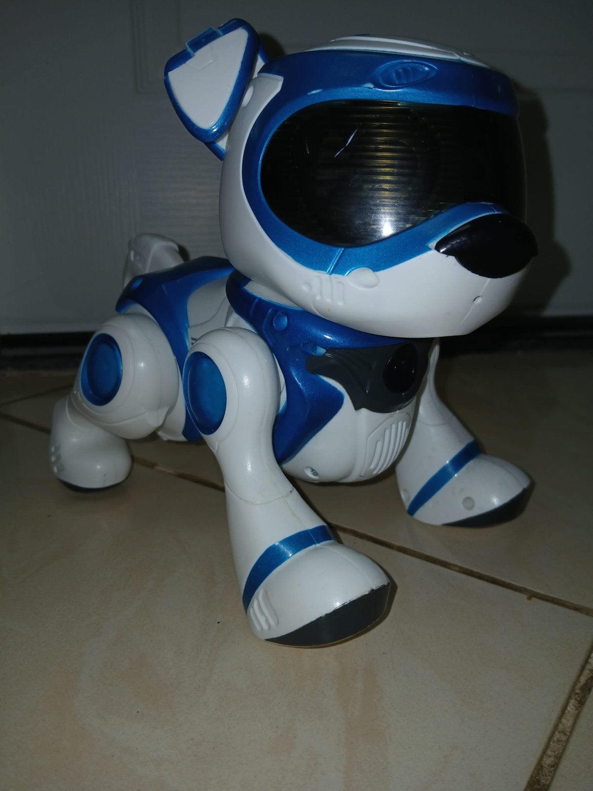 Interactieve Robot Hond Speelgoed - Wit/Blauw, Ophalen of Verzenden, Gebruikt, Jongen of Meisje