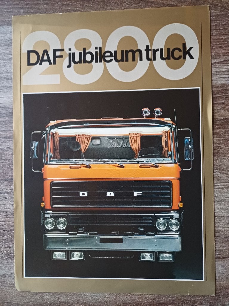 Daf 2800 truck leaflet uit 1978, Boeken, Verzenden, Gelezen, Overige merken
