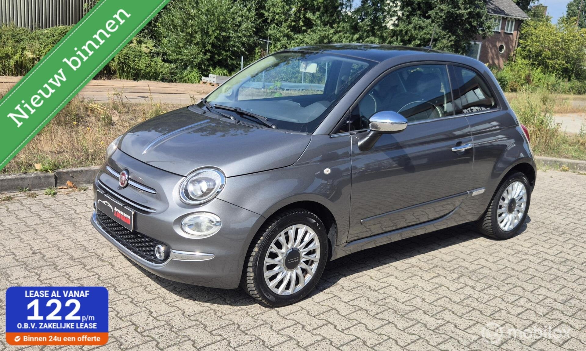 Fiat 500 1.2 Lounge Navi Virtual Cockpit Pano Pdc, Gebruikt, 4 cilinders, 840 kg, Bedrijf