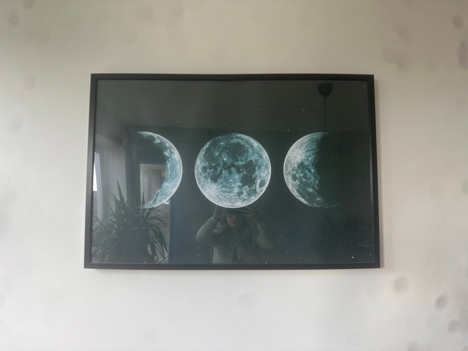 Lijst met Maanfasen Poster- 90x65 cm, Huis en Inrichting, 50 – 75, Gebruikt, Ophalen of Verzenden, 75 tot 100 cm