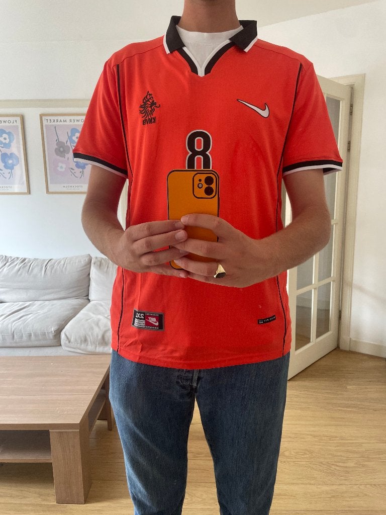 Oranje thuisshirt van het WK 1998, Verzenden, Nike, Oranje, Voetbal