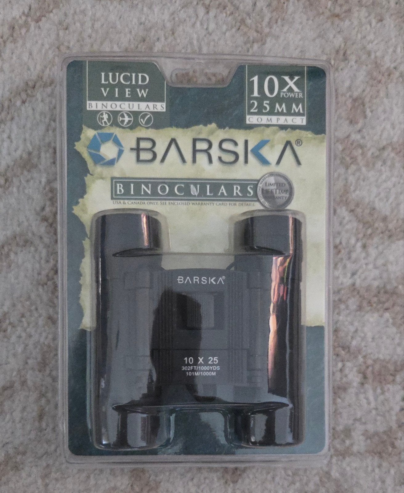 Barska Lucid View 10x25 verrekijker, Ophalen of Verzenden, 8 tot 12x, Overige typen