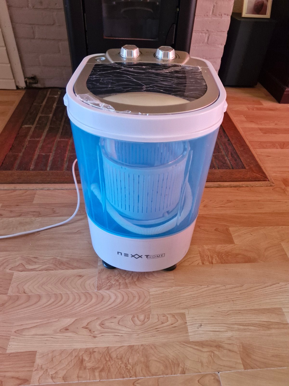camping wasmachine, Ophalen, Zo goed als nieuw