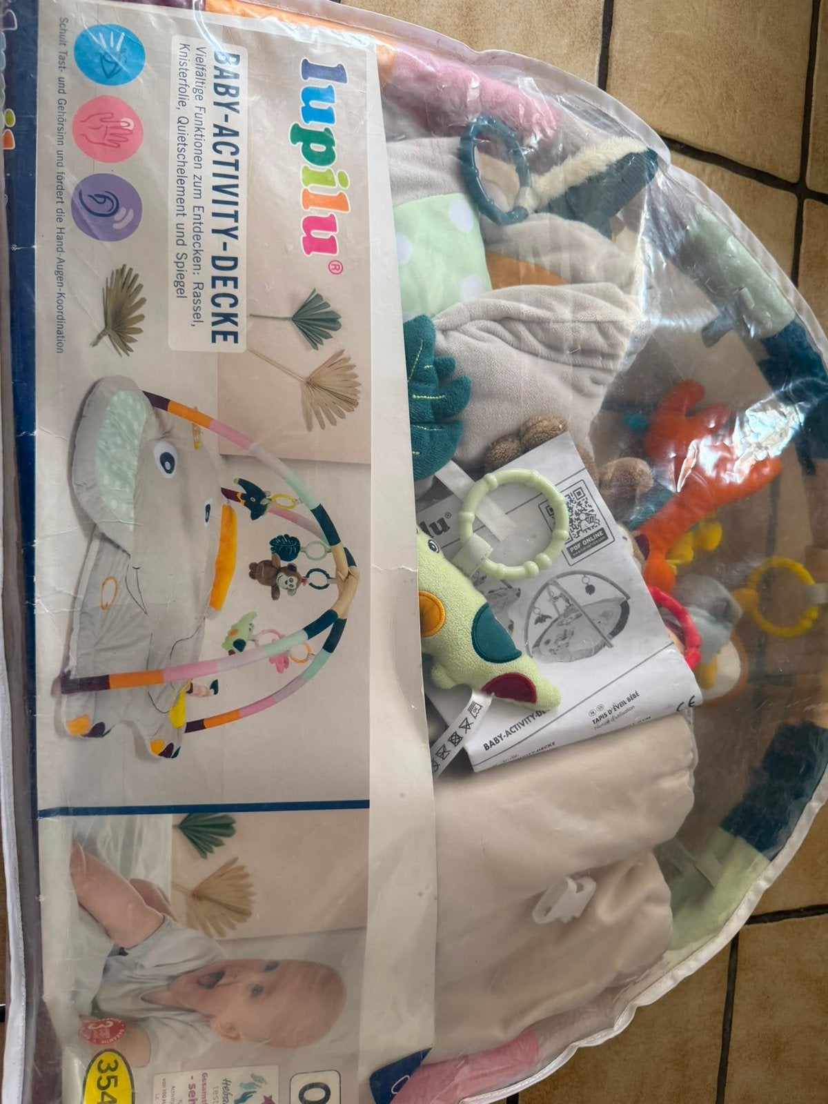 Lupilu Baby-Activity-Decke - Speelkleed met speelboog, Ophalen, Zo goed als nieuw, Speelkleed, Met geluid