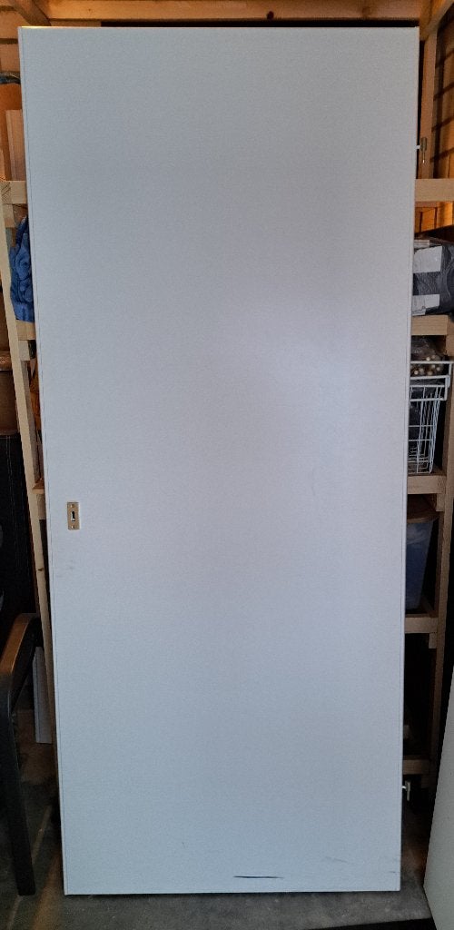 binnendeur opdek (met stalen kozijn), Doe-het-zelf en Verbouw, Deuren en Horren, Ophalen, Gebruikt, 80 tot 100 cm, Binnendeur
