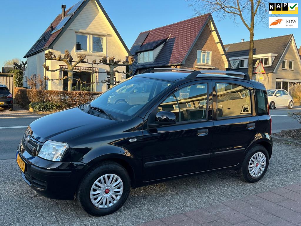 Fiat Panda 1.2 Edizione Exclusive 61.000 km NL-AUTO-NAP, Auto's, Fiat, Euro 5, Stof, Gebruikt, Zwart