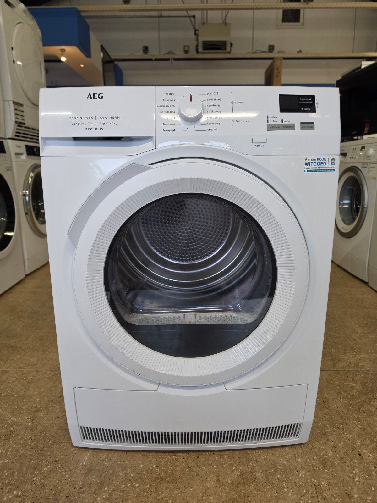 AEG 7000 Series warmtepompdroger | 8 kilo | Gratis thuis 🚚✅, Witgoed en Apparatuur, AEG, Jirnsum, Anti-kreukfase, Overige typen