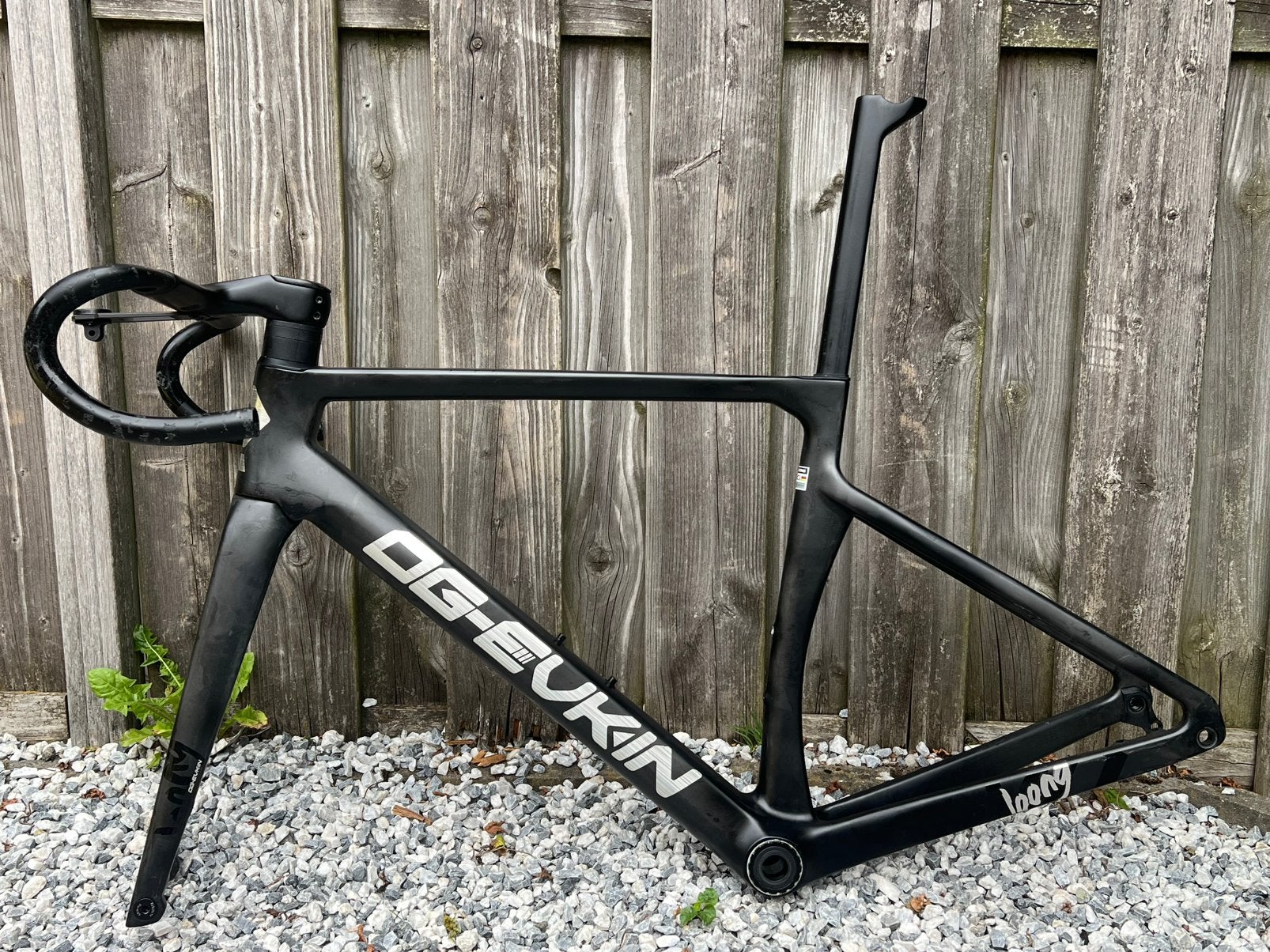 Frameset og evkin loong, Fietsen en Brommers, Carbon, Zo goed als nieuw, Meer dan 20 versnellingen, 53 tot 57 cm