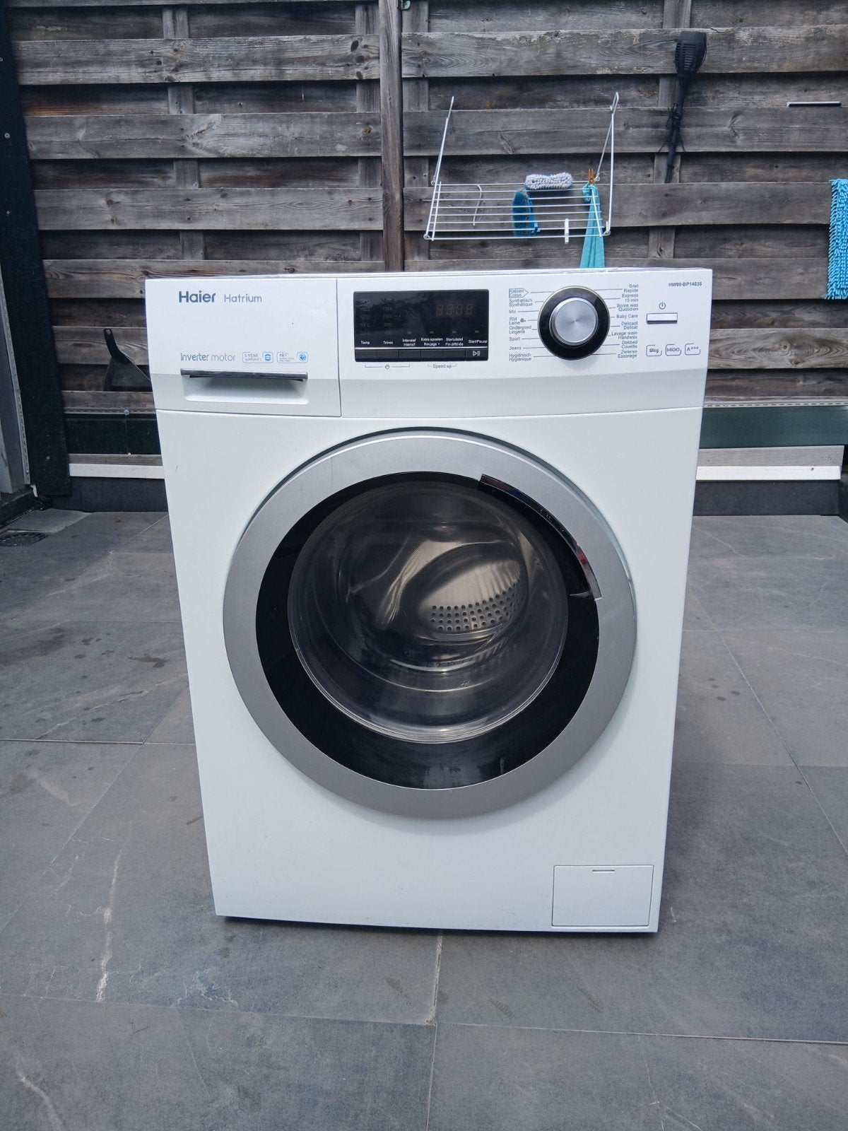 Haier Wasmachine 8 kg - Zeer Nette Staat, Werkt Perfect, 8 tot 10 kg, Ophalen, Zo goed als nieuw, Voorlader