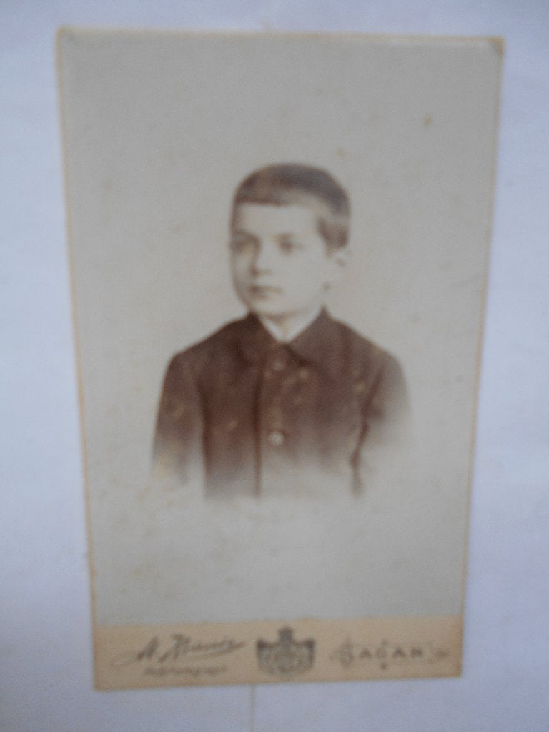 Max Krause Sagan Duitsland Polen hoffotograaf pasfoto 1915, Gebruikt, Foto, Ophalen of Verzenden, Voor 1940