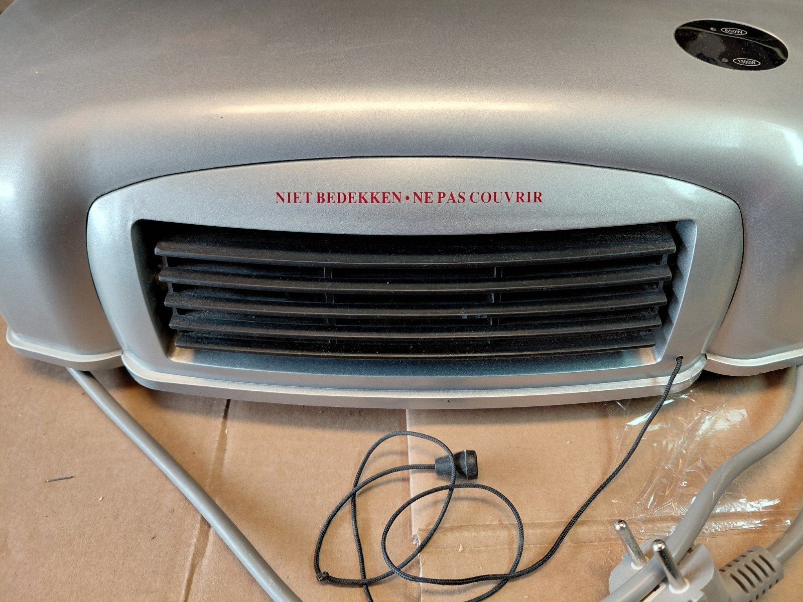 Wandkachel met ventilator., Ophalen of Verzenden, Zo goed als nieuw, Luchtreiniger