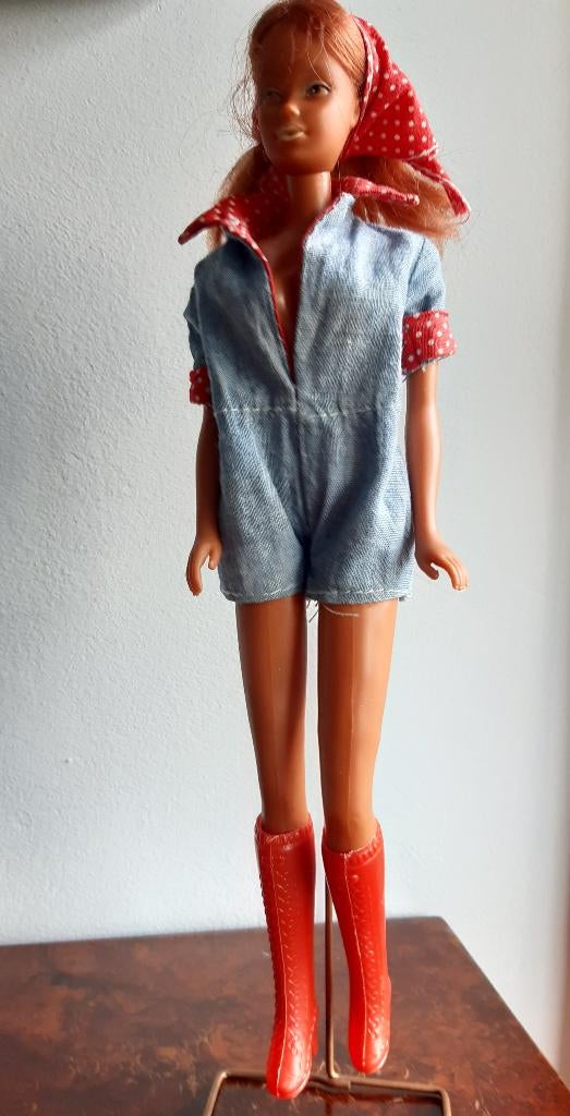 Vintage barbie super linna, Verzamelen, Poppen, Ophalen of Verzenden, Gebruikt, Pop