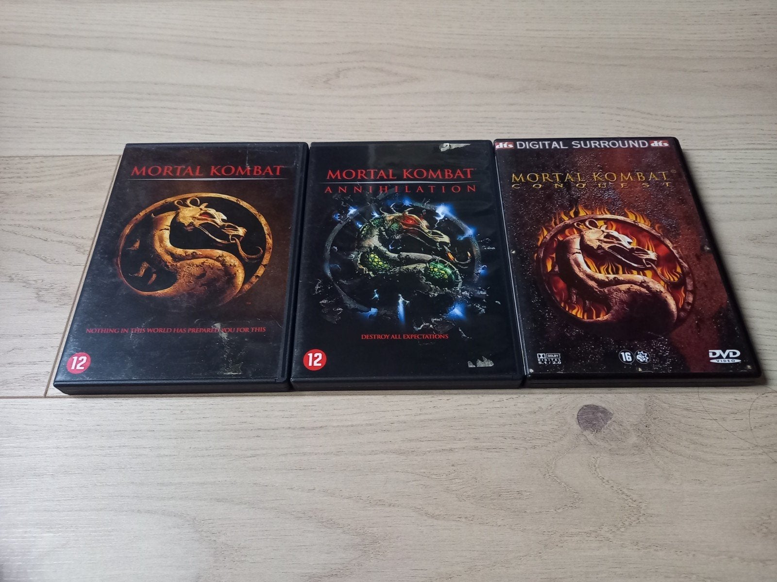 Mortal Kombat films origineel, Cd's en Dvd's, Vanaf 16 jaar, Ophalen of Verzenden, Zo goed als nieuw